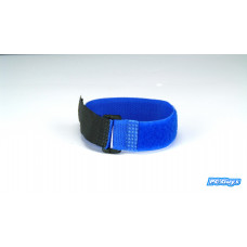 1 x Blue 27cm Velcro Style Hook and Loop Tie Down LiPo Battery Strap
